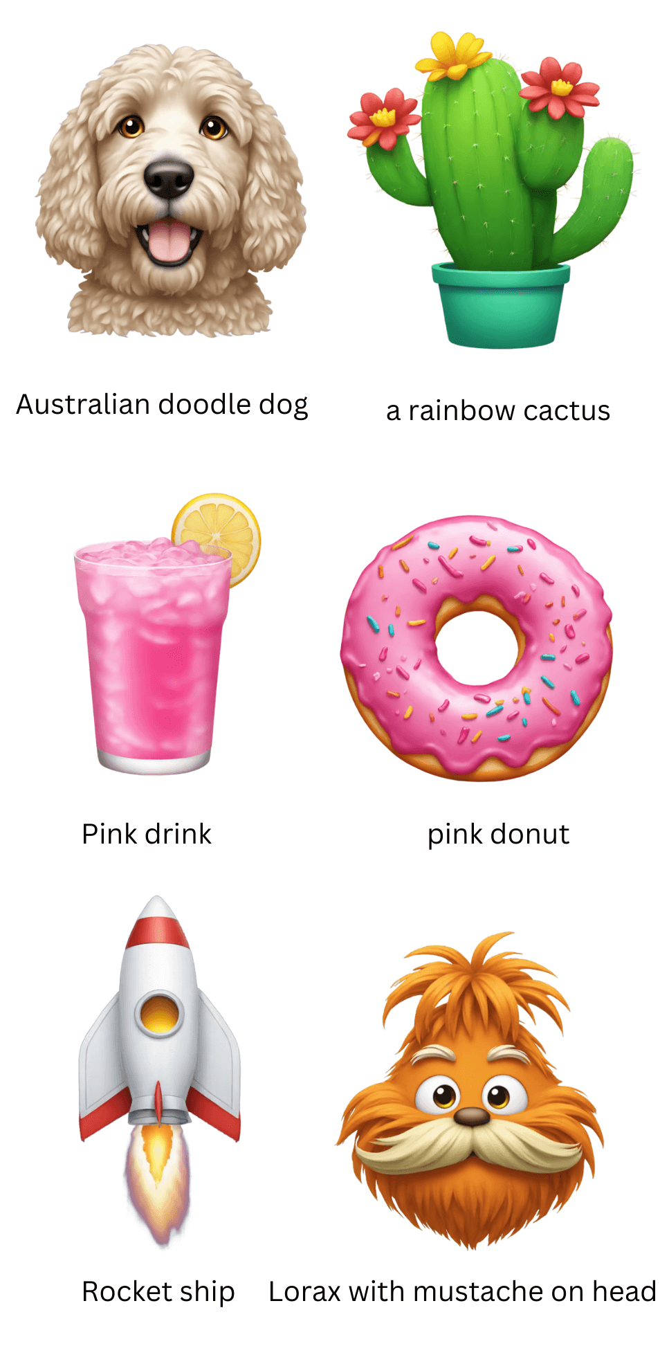 Text to Genmoji Generation - Light Mode